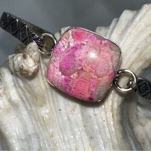 SALE ⭐️ Indonesian Sea Fossil Handmade cuff bracelet